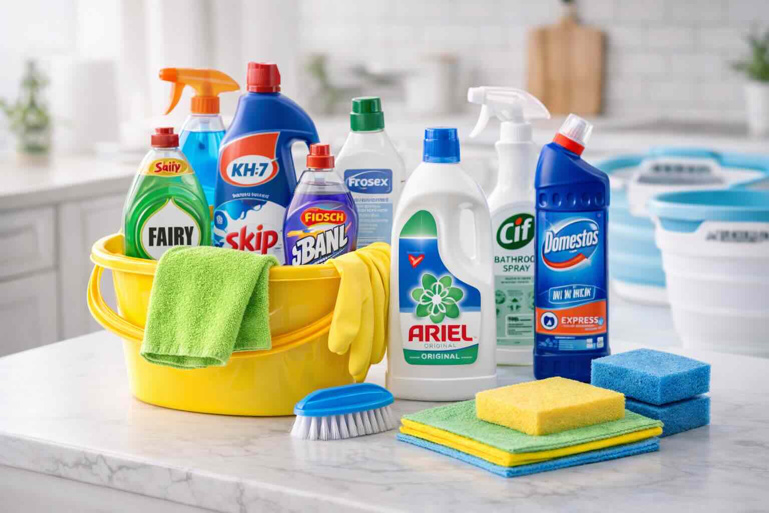 productos imprescindibles de limpieza