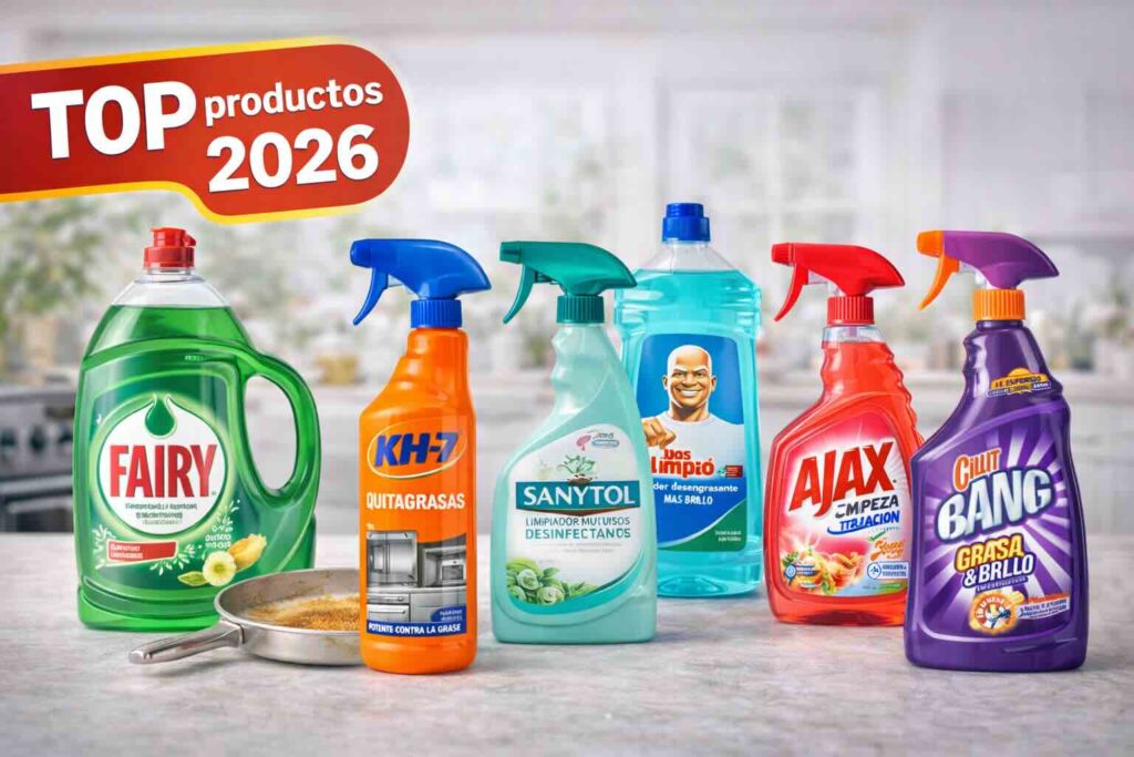 Productos de limpieza mas vendidos