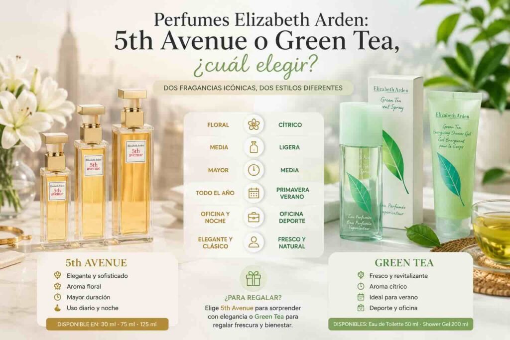 Perfumes Elizabeth Arden: 5th Avenue o Green Tea