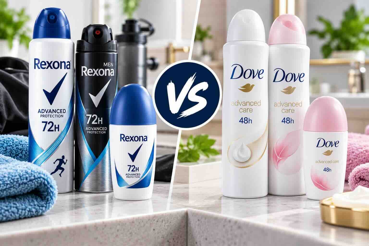 Rexona vs Dove: ¿qué desodorante dura más?